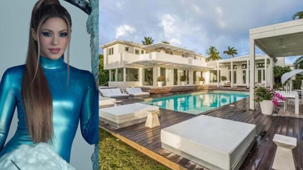 ¡Tiene siete baños!: Así es por dentro la millonaria casa de Miami a la que se mudaron Shakira y sus hijos
